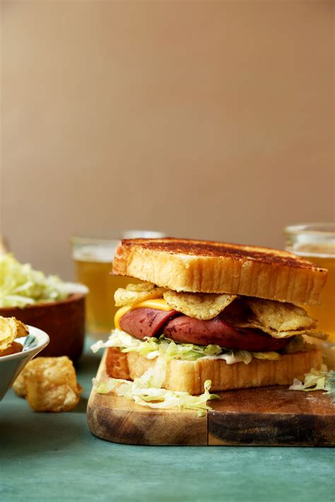 Fried Bologna Sandwich - The Candid Appetite