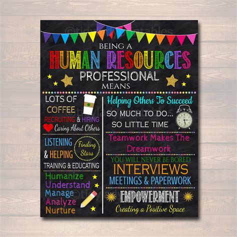 Human Resources Professional Inspirational Art HR Manager - Etsy UK