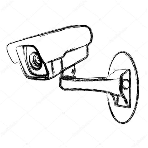 White Surveillance Camera (CCTV) — Stock Vector © booblgum #36648057