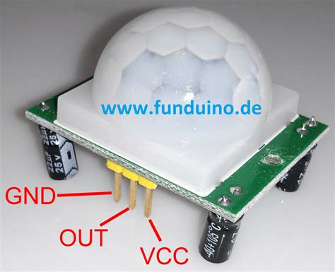 No. 7 - Motion detector | Arduino Tutorials and Kits for Arduino