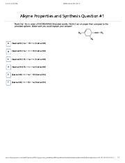 2. Alkyne Properties and Synthesis.pdf - 9/11/23 10:50 PM CHM234 Fall 2023 Dr. T. Alkyne ...