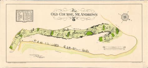 The Old Course, St. Andrews | Curtis Wright Maps