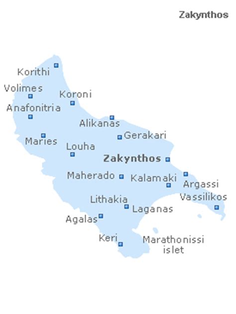 Zakynthos Greece Zakynthos Hotels, Car Rentals, Travel Information, Map ...