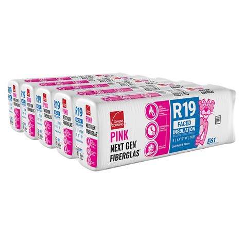 Owens Corning R19 15-in x93-in Faced Fiberglass Batt Insulation at ...