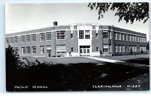 Public School Clarion Iowa Black White Vintage RPPC Real Photo Postcard A97 | eBay