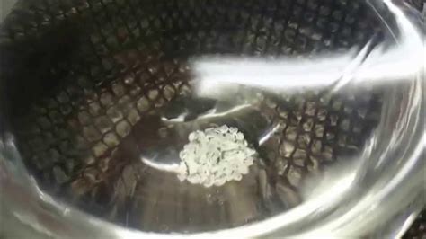 Anti bump granules during heating - YouTube