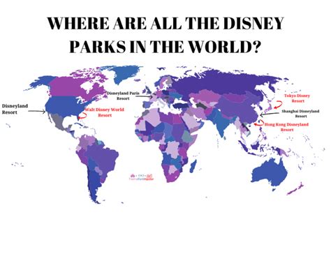 Where are All the Disney Parks Located? (Disney theme parks to put on ...