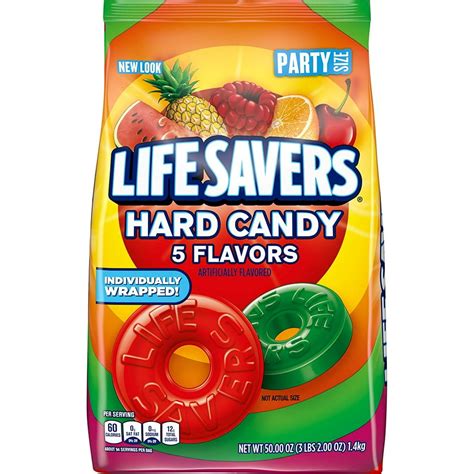 Lifesavers 5 Flavor Bulk Bag (1- 41oz. bag, approx. 292 pieces) by CandyMafia - Walmart.com ...