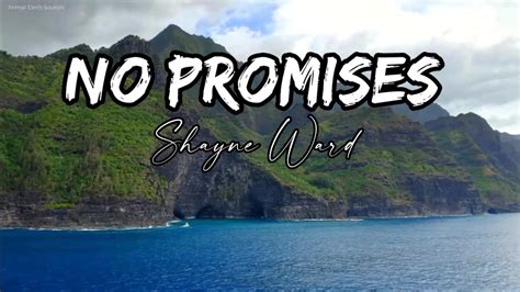 NO PROMISES - SHAYNE WARD [LYRICS] - YouTube