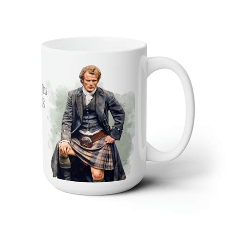 Jamie Fraser in Kilt Ceramic Mug/11oz.&15oz. - Etsy