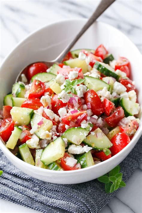 Tomato & Cucumber Salad | Love and Olive Oil