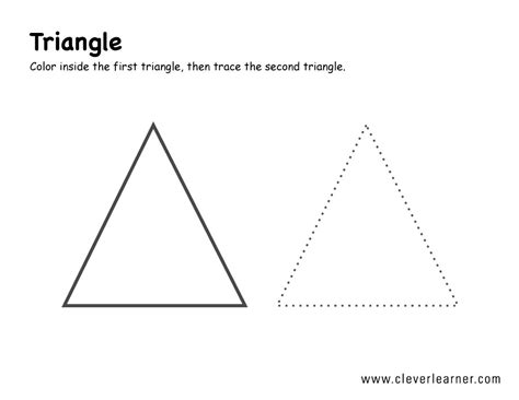 Triangle Shapes For Preschool