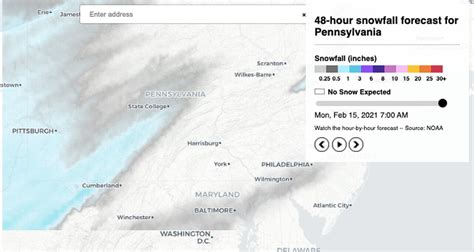 Map: How much snow Pa. could see, and when it’s supposed to fall - pennlive.com