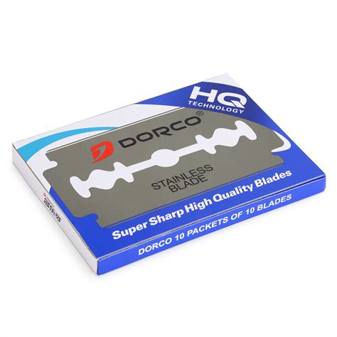 DORCO ST-300 Double Edge Razor Blades (BLUE) - Mens Room Barber Shop Store