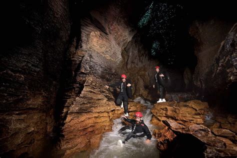 Black water rafting tour at Waitomo Caves from Auckland