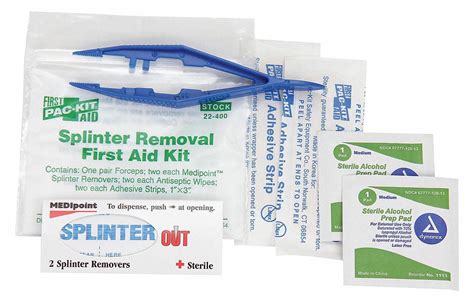 First Aid Only Splinter Removal Kit White 22-400 - Walmart.com - Walmart.com