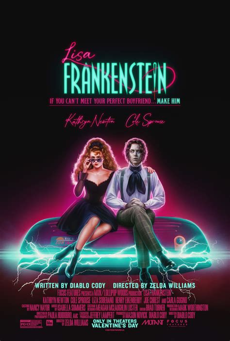 Official “Lisa Frankenstein” Poster Debuts - CinemaNerdz