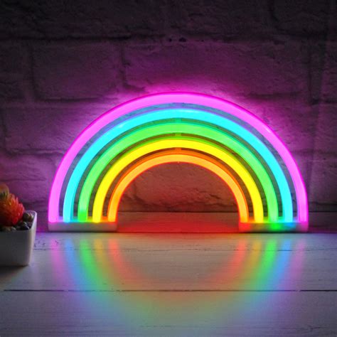 Rainbow Neon Wall Light