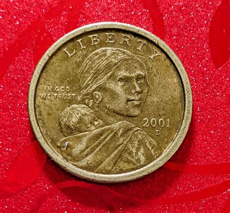 Rare 2001 D Sacagawea 1 Dollar Coin | Etsy