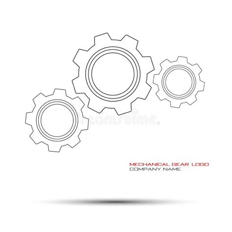 Mechanical gear logo stock vector. Illustration of business - 100049932