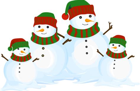 Great Clip Art of Snowmen and Carolers: Snowman Family | holiday | Pinterest | Snowman, Clip art ...