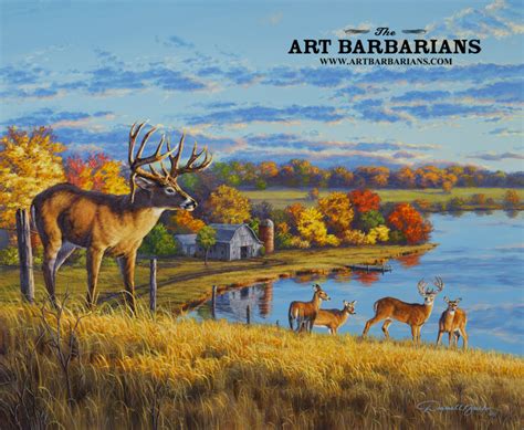 Wildlife art prints plus original paintings with a wide selection from ArtBarbarians.com located ...