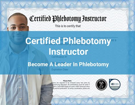 Certified Phlebotomy Instructor (CPI) — National Performance ...