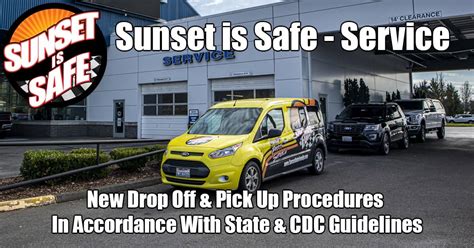 Sunset Safe Service - COVID-19 Service Procedures | Sunset Ford of Sumner