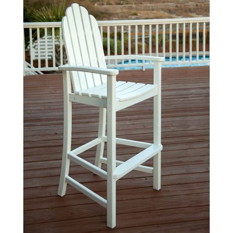 POLYWOOD® Adirondack Recycled Plastic Bar Height Chair - Walmart.com - Walmart.com