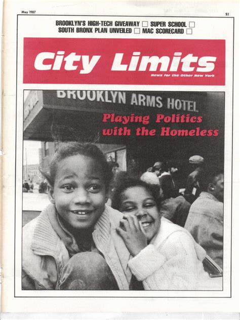 City Limits Magazine, May 1987 Issue | PDF | Homelessness | Brooklyn