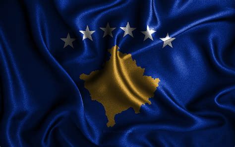 1080P free download | Kosovar flag silk wavy flags, European countries, national symbols, Flag ...