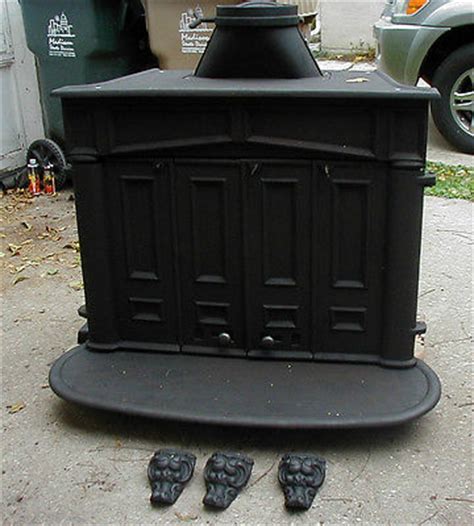 Vintage Wood Stove; Franklin Stove; Franklin Fireplace -- Antique Price ...