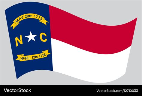 Nc Flag Waving Clipart