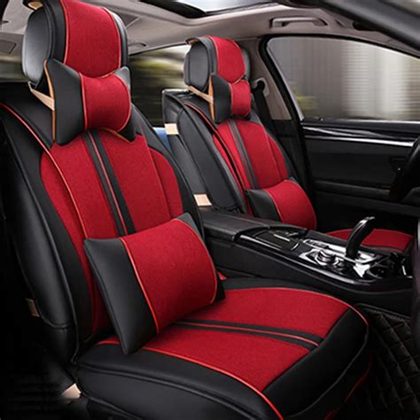 Universal Leather car seat covers For Jaguar XF XE XJ F PACE F TYPE ...