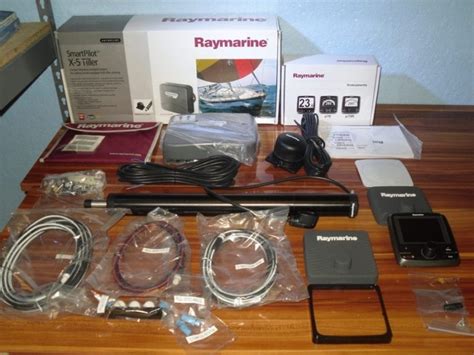 Raymarine COMPLETE SAILBOAT AUTOPILOT Smartpilot X-5 Tiller Pilot w/P70r Display - Max Marine ...