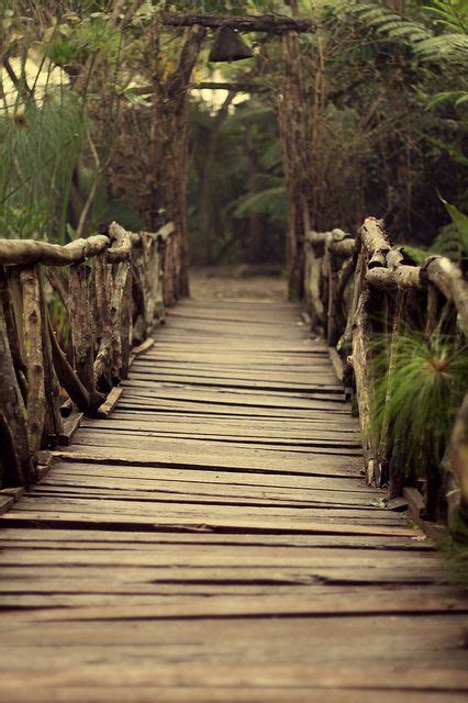 old wooden fences & bridge... | Old bridges, Wooden bridge, Footbridge