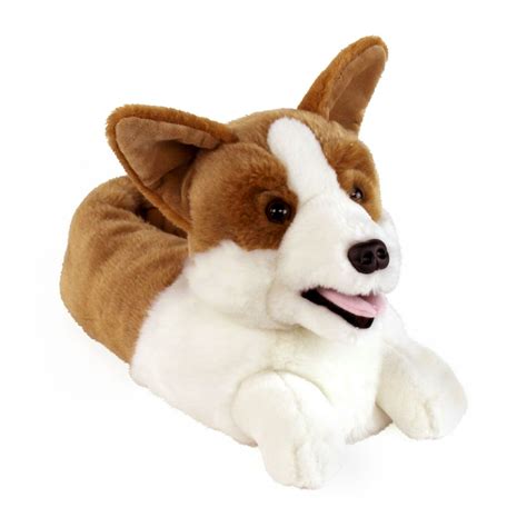 Corgi Slippers - Plush Dog Slippers - One Size - Walmart.com - Walmart.com