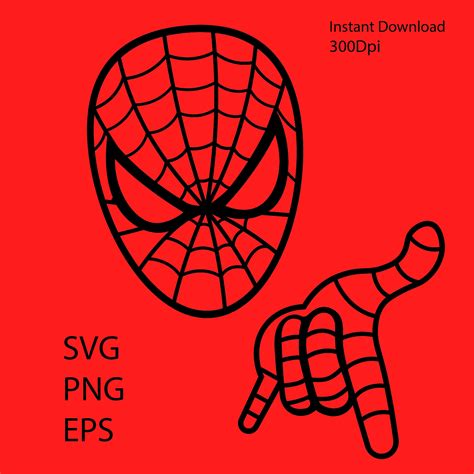 Spiderman SVG Spiderman Face SVG Spiderman Clipart - Etsy Denmark