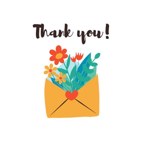 Cartoon Of A Thank You Flowers Illustrations, Royalty-Free Vector Graphics & Clip Art - iStock