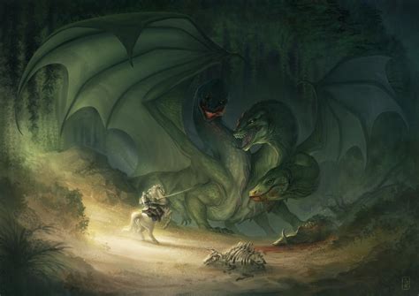 Aventuria Bestiary - Giant Lindworm by Pechschwinge on DeviantArt