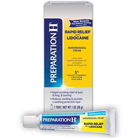 Preparation H Rapid Relief with Lidocaine Hemorrhoid Symptom Treatment ...