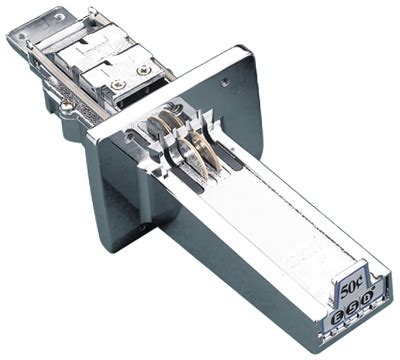 Vertical Four-Coin Slot Mechanism - Mueller's Billiard & Dart Supplies