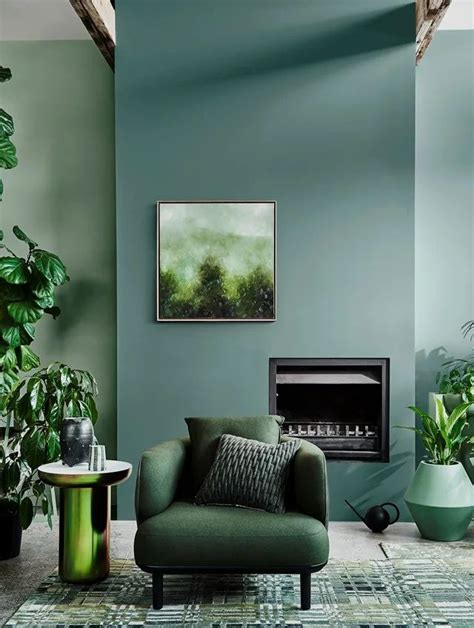 10 Interior Decor Trends 2021 | Living room green, House interior, Interior