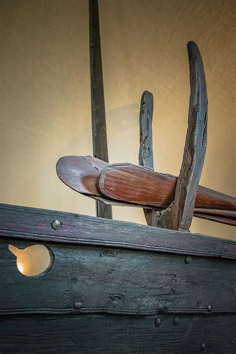 Viking Ship Museum Oars Detail Photograph by Adam Rainoff - Pixels