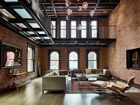 Modern Industrial: 1890’s New York apartment Turned into Exquisite Penthouse | Loft interiors ...