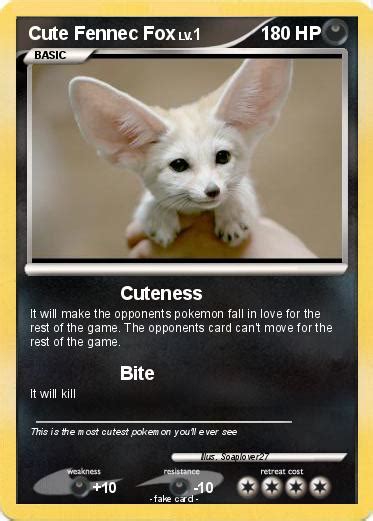 Pokémon Cute Fennec Fox - Cuteness - My Pokemon Card