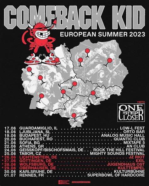 Event Comeback Kid - 26/06/2023 - Lichtenstein - JZ Riot - Germany