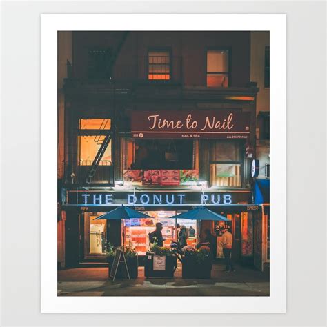 The Donut Pub Art Print by Jon Bilous | Society6