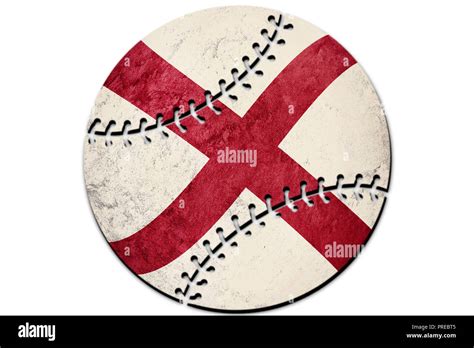 Baseball Alabama state flag. Alabama flag background Baseball Stock ...