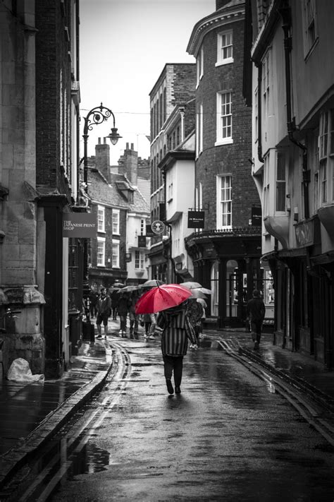 Woman With Red Umbrella Free Stock Photo - Public Domain Pictures